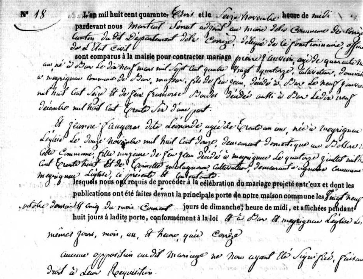Mariage Jauvion Pierre - Faugeras Jeanne 16_11_1843 -1.jpg